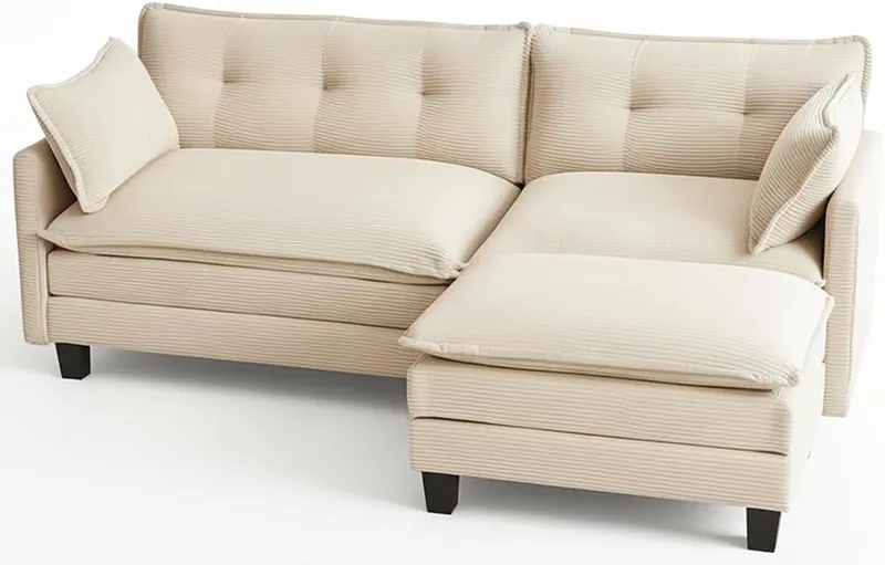 Amsleekey Modular Sectional Sofa, 76.5”